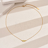 Stainless Steel Feather Pendant Necklaces for Women SH3868-5