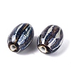 Vintage Handmade Porcelain Beads PORC-Q006-10M-2