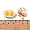 Cute Mini Cartoon Food Series Resin Cabochons CRES-I038-02C-3