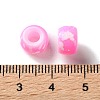 Spray Painted ABS Plastic European Beads KY-G033-01A-03-3