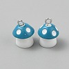Opaque Resin Pendants LS-CRES-WH0017-07P-02-1