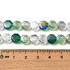 Electroplated Glass Beads Strands EGLA-A048-01A-02-3
