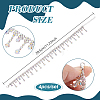 4Pcs Iron Rhinestone Tassel Boot Strap Chains HJEW-PH02568-2