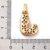 Brass Micro Pave Cubic Zirconia Pendants KK-C076-29J-G01-3