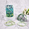 Handmade Polymer Clay Heishi Surfer Stretch Bracelets Set BJEW-SW00099-04-2