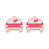 Valentine's Day Alloy Enamel Pendants ENAM-T023-24B-1