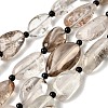 Natural Lodolite Quartz Beads Strands G-F820-M01-04-2