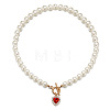 Imitation Pearl Beaded Pendant Necklaces WGB7F3C-13-1