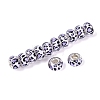 Opaque Resin European Beads RESI-N044-03S-03-2
