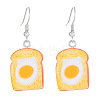 Resin Food Model Dangle Earrings PW-WG47C1D-01-1