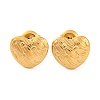 Ion Plating(IP) 304 Stainless Steel Stud Earrings EJEW-G395-34G-1