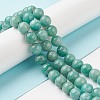 Natural Amazonite Beads Strands G-F461-12-8mm-01-4