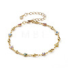 Brass Enamel Link Bracelets BJEW-JB05813-1