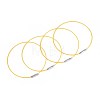 Steel Wire Bracelet Cord DIY Jewelry Making TWIR-R004-02-1