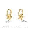 304 Stainless Steel Hoop Dangle Earrings for Women AF5026-1-2