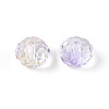 Baking Paint Transparent Glass Beads X1-GLAA-N011-10mm-06-2