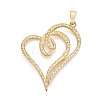 Rack Plating Alloy Big Pendants PALLOY-N179-79G-1
