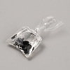 Transparent Resin Big Pendants RESI-TAC0018-28C-2