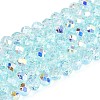 Transparent Glass Beads Strands EGLA-N016-6mm-M-4