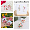 9Pcs 9 Style DIY Shell/Flower/Leaf/Feather Shape Earring Ornament Silicone Molds DIY-TA0004-28-8