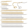 160Pcs 2 Style 316 Surgical Stainless Steel Earring Hooks STAS-SC0005-38-1