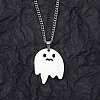 201 Stainless Steel Pendant Necklaces for Man NJEW-Q336-02B-P-2