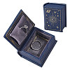 Book Shaped PU Leather Tie Clip Storage Boxes CON-CA0001-034A-1