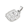 304 Stainless Steel Pendants SA-CBA34D4-03D-P-2
