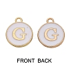Golden Plated Alloy Charms ENAM-SZ0001-25A-G-2