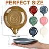 Round Ceramic Utensil Rest PR-FZCA307-06-3