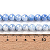Anti-Tarnish Electroplate Glass Beads Strands X-GLAA-N010-8mm-02-5