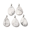 Natural Howlite Pendants GG-K002-05N-1