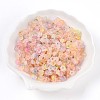 Frosted Transparent Acrylic Beads X-OACR-N137-72F-1