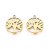 201 Stainless Steel Pendants STAS-T073-52G-1
