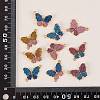 20Pcs Butterfly Alloy Enamel Pendants & Links Connectors JX228A-8