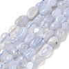 Natural Blue Lace Agate Beads Strands G-L608-A02-01A-2