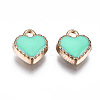 Alloy Enamel Charms ENAM-Q033-51G-3