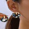 Acrylic Stud Earrings FS-WGF2FEF-01-1