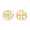 Brass Filigree Joiners Links KK-F772-13G-1