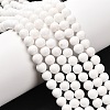 Natural Mashan Jade Round Beads Strands X-G-D263-6mm-XS01-1