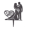 Valentine's Day DIY Acrylic Cake Card Decoration AJEW-WH0248-11B-2