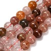 Natural Red Rutilated Quartz Beads Strands G-G300-A02-6mm-2