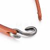 Cowhide Leather Bracelets BJEW-G575-09B-3