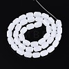 Imitation Jade Glass Beads Strands GLAA-T028-14J-A01-2