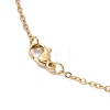 Natural Paua Shell Pendant Necklaces NJEW-JN05141-6