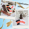 80Pcs 2 Colors Bone Shape Paper Thread Winding Boards SENE-SC0001-06-5