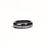 Dyed & Heated Black Agate Finger Rings IK0879-1-1