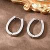 201 Stainless Steel Hoop Earrings EJEW-T056-03P-04-2