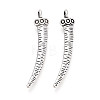Tibetan Style Alloy Pendants TIBEP-T054-12AS-1
