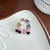 Cat Shape Acrylic Brooch for Backpack Clothes PW-WG8FB81-02-1